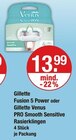 Fusion 5 Power Rasierklingen Angebote von Gillette bei V-Markt Kaufbeuren für 13,99 €