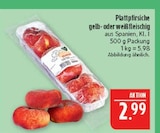 Marktkauf Saalfeld - Plattpfirsiche gelb- oder weißfleischig Angebot im Prospekt Plattpfirsiche gelb- oder weißfleischig bei Marktkauf im Saalfeld Prospekt für 2,99 €