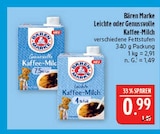 Leichte Kaffee-Milch im Angebot bei Marktkauf in Bautzen Leichte Kaffee-Milch Angebote von Bären Marke bei Marktkauf Bautzen für 0,99 €