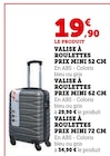 Valise à roulettes prix mini 52 cm - U Express à Pau Valise à roulettes prix mini 52 cm en promo chez U Express Pau à 19,90 €