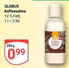 Kaffeesahne im Angebot bei GLOBUS in Zwickau Kaffeesahne Angebote von GLOBUS bei GLOBUS Zwickau für 0,99 €