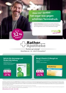 Aktueller mea - meine apotheke Prospekt "Unsere November-Angebote" Seite 1 von 4 Seiten für Düsseldorf