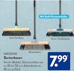 Hoch-Tief-Besen von Gardenline im aktuellen ALDI SÜD Prospekt für 7,99 €