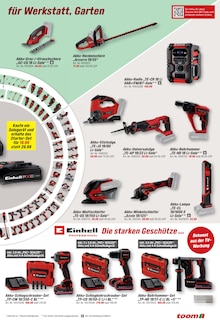 Bohrmaschine im toom Baumarkt Prospekt "Respekt, wer's selber macht." mit 32 Seiten (Remscheid)