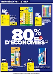 Bureau Angebote im Prospekt "70 % D’ÉCONOMIES SUR UNE SÉLECTION DE PRODUITS D'HYGIÈNE" von Carrefour auf Seite 67