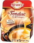 Fondue aux 3 fromages - PRESIDENT dans le catalogue Supermarchés Match