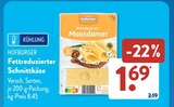 Fettreduzierter Schnittkäse von Hofburger im aktuellen ALDI SÜD Prospekt für 1,69 €