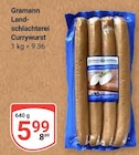 Currywurst Angebote von Gramann Landschlachterei bei GLOBUS Salzgitter für 5,99 €