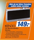 TV Hörverstärker Hörbie im Angebot bei expert in Weißwasser TV Hörverstärker Hörbie Angebote von Kendo bei expert Weißwasser für 149,00 €