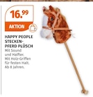 STECKENPFERD PLÜSCH von HAPPY PEOPLE im aktuellen Müller Prospekt für 16,99 €