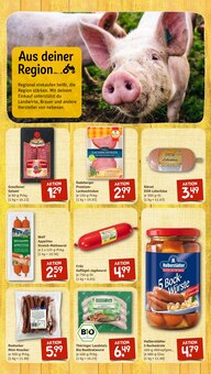 Bratwurst im aktuellen nahkauf Prospekt (Erfurt) Bratwurst im nahkauf Prospekt "nichts liegt näher" mit 12 Seiten (Erfurt)