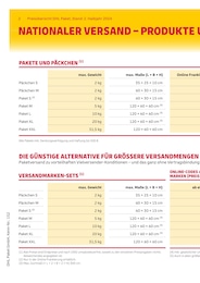 Dach im DHL Packstation Prospekt "PREISÜBERSICHT" auf Seite 2