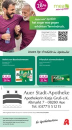 mea - meine apotheke Prospekt für Aue: "Unsere September-Angebote", 4 Seiten, 01.09.2025 - 30.09.2025