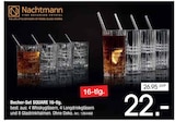 Becher-Set SQUARE 16-tlg. Angebote von Nachtmann bei Zurbrüggen Arnsberg für 22,00 €
