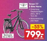 Green 7.7 E-Bike Herren im Angebot bei Netto Marken-Discount in Sindelfingen Green 7.7 E-Bike Herren Angebote von Zündapp bei Netto Marken-Discount Sindelfingen für 799,00 €
