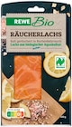 Räucherlachs im REWE Prospekt Räucherlachs von REWE Bio im aktuellen REWE Prospekt für 3,99 €