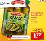 Knax Gewürzgurken Angebote von Hengstenberg bei Netto Marken-Discount Karlsruhe für 1,79 €