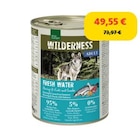 REAL NATURE WILDERNESS Adult Fresh Water au hareng, saumon et canard 12x800 g - RENA dans le catalogue Maxi Zoo