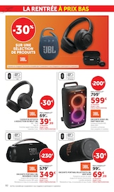 Promos Casque Audio dans le catalogue "LES PRIX BAS Spécial rentrée" de Hyper U Casque Audio en promo dans le catalogue Hyper U à la page 82