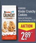 Kinder Crunchy Cookies von Ferrero für 2,89 € bei ALDI Nord im Angebot Kinder Crunchy Cookies von Ferrero im aktuellen ALDI Nord Prospekt
