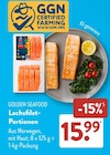 Lachsfilet-Portionen im ALDI SÜD Prospekt Lachsfilet-Portionen von Golden Seafood im aktuellen ALDI SÜD Prospekt für 15,99 €