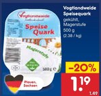 Speisequark Angebote von Vogtlandweide bei Netto Marken-Discount Chemnitz für 1,19 €