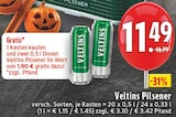 Aktuelle Veltins Angebote bei EDEKA in Erkelenz Aktuelles Pilsener Angebot bei EDEKA in Erkelenz ab 11,49 €