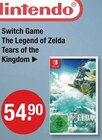 Switch Game The Legend of Zelda Tears of the Kingdom im V-Markt Prospekt Switch Game The Legend of Zelda Tears of the Kingdom von Nintendo im aktuellen V-Markt Prospekt für 54,90 €