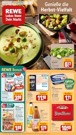 REWE Supermarkt Prospekt der aktuellen Woche mit 32 Seiten, gültig von 20.10.2025 bis 25.10.2025, in Hadamar und Umgebung Aktueller REWE Supermarkt Prospekt in Hadamar und Umgebung, "Dein Markt" mit 32 Seiten, 20.10.2025 - 25.10.2025