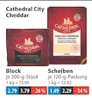 Cheddar Block im V-Markt Prospekt Cheddar Block von Cathedral City im aktuellen V-Markt Prospekt für 1,49 €
