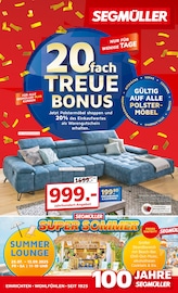 Polstermöbel Angebot im Segmüller Prospekt, gültig von 05.07.2025 bis 02.08.2025 Polstermöbel Angebot im aktuellen Segmüller Prospekt auf Seite 1