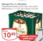 Aktuelles Bitburger Pils Angebot bei GLOBUS in Siegen (Universitätsstadt) ab 10,49 €