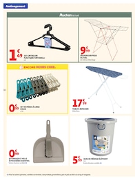 Prix et réduction Séchoir À Linge dans le prospectus Auchan Hypermarché en cours Offre Séchoir À Linge dans le catalogue Auchan Hypermarché du moment à la page 32