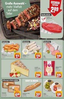 Bratwurst im aktuellen REWE Prospekt (Reutlingen) Bratwurst im REWE Prospekt "Dein Markt" mit 34 Seiten (Reutlingen)