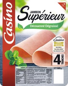 Jambon supérieur découenné dégraissé - Spar à Angers Jambon supérieur découenné dégraissé en promo chez Spar Angers à 2,89 €
