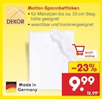 Molton-Spannbettlaken im Angebot bei Netto Marken-Discount in Chemnitz Molton-Spannbettlaken Angebote von DEKOR bei Netto Marken-Discount Chemnitz für 9,99 €