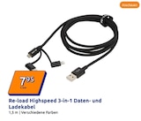 Highspeed 3-in-1 Daten- und Ladekabel von Re-load für 7,95 € bei Action im Angebot Highspeed 3-in-1 Daten- und Ladekabel von Re-load im aktuellen Action Prospekt