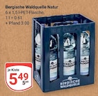 Natur im Angebot bei GLOBUS in Hürth Natur Angebote von Bergische Waldquelle bei GLOBUS Hürth für 5,49 €