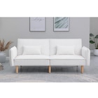 Canape velours andrew creme en promo chez B&M Libourne à 199,99 €