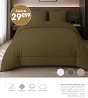 Parure de lit en satin de coton en promo chez B&M Parure de lit en satin de coton dans le catalogue B&M
