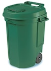 Poubelle - Polypropylène - Vert - 110L à 29,10 € dans le catalogue Brico Cash