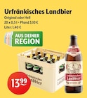 Getränke Hoffmann Hof Prospekt mit  im Angebot für 13,99 €