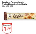 Flammkuchenteig im Angebot bei GLOBUS in Bensheim Flammkuchenteig Angebote von Tante Fanny bei GLOBUS Bensheim für 1,39 €