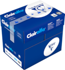 Carton de 5 ramettes de 500 feuilles - Clairalfa en promo chez Bureau Vallée Le Mans à 21,99 €