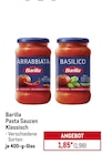 Aktuelle Barilla Angebote bei Metro in Regensburg Aktuelles Pasta Saucen Klassisch Angebot bei Metro in Regensburg ab 1,98 €