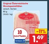 Aktuelles Original Österreichische Wurstspezialitäten Angebot bei Netto Marken-Discount in Salzgitter ab 1,49 €