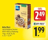 nah und gut Bockau - Müsli Angebot im Prospekt Müsli bei nah und gut im Bockau Prospekt für 1,99 €
