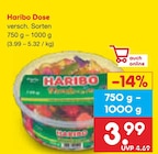 Dose Angebote von Haribo bei Netto Marken-Discount Neubrandenburg für 3,99 €