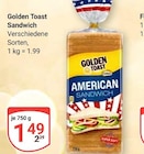 Sandwich Angebote von Golden Toast bei GLOBUS Halle für 1,49 €