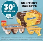 Promo 30% versés sur ma carte u sur tout danette à  dans le catalogue Hyper U à Clermont-L'Hérault